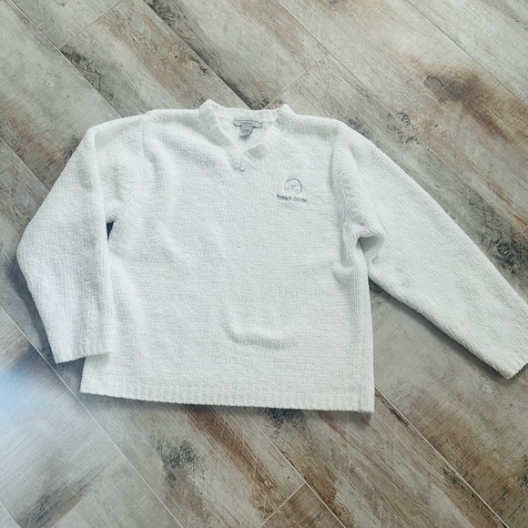 Colorado Clothing Luxury Knits White Pebble Beach Pullover - Picture 1 of 7